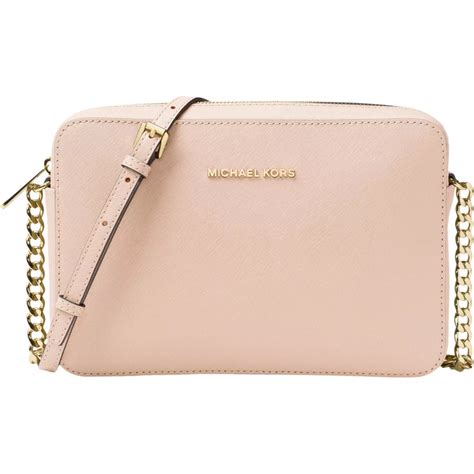 Michael Kors Jet Set Travel Large East/West Crossbody, Pink